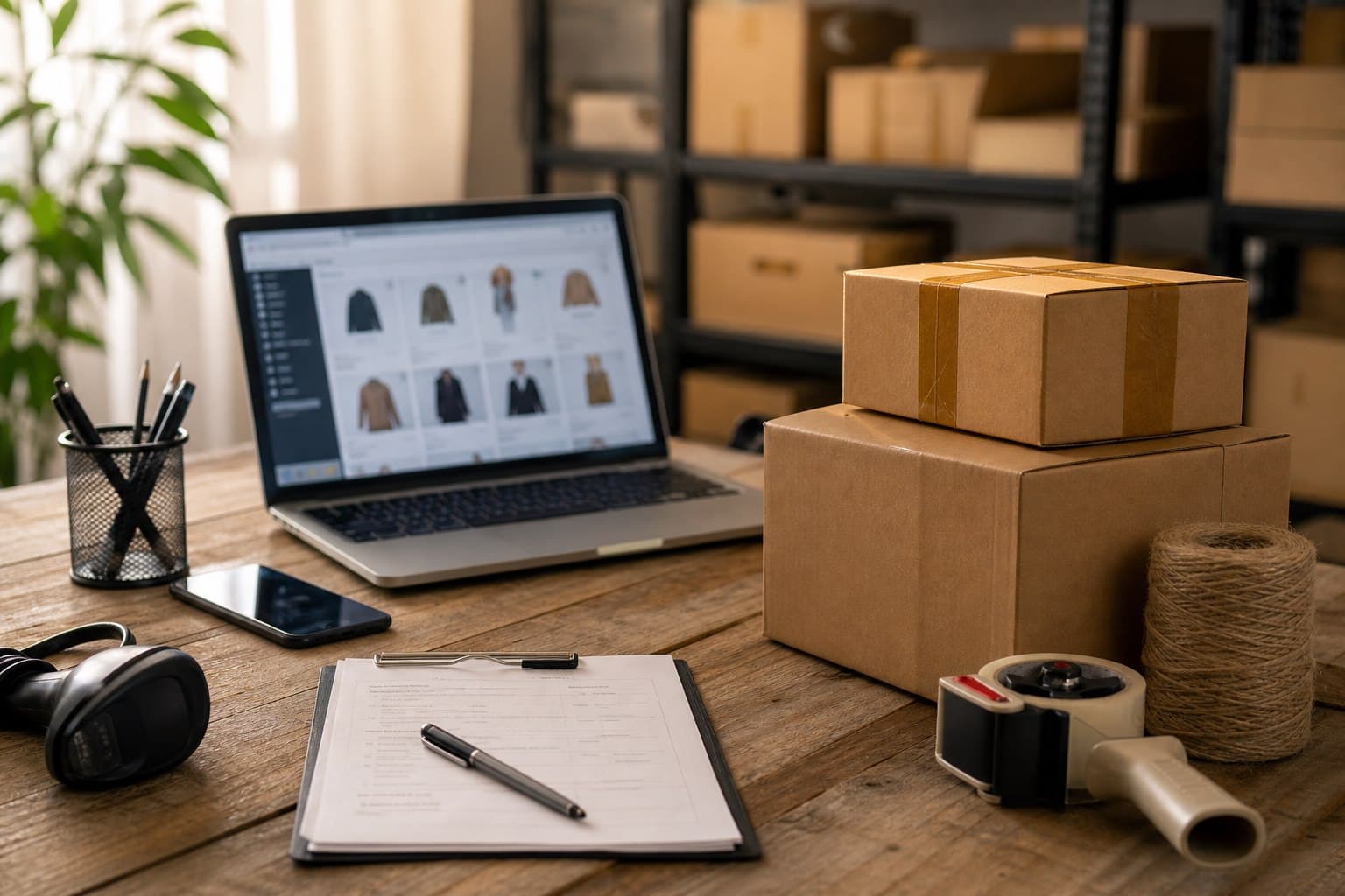 Online shopping and ecommerce product fulfilment